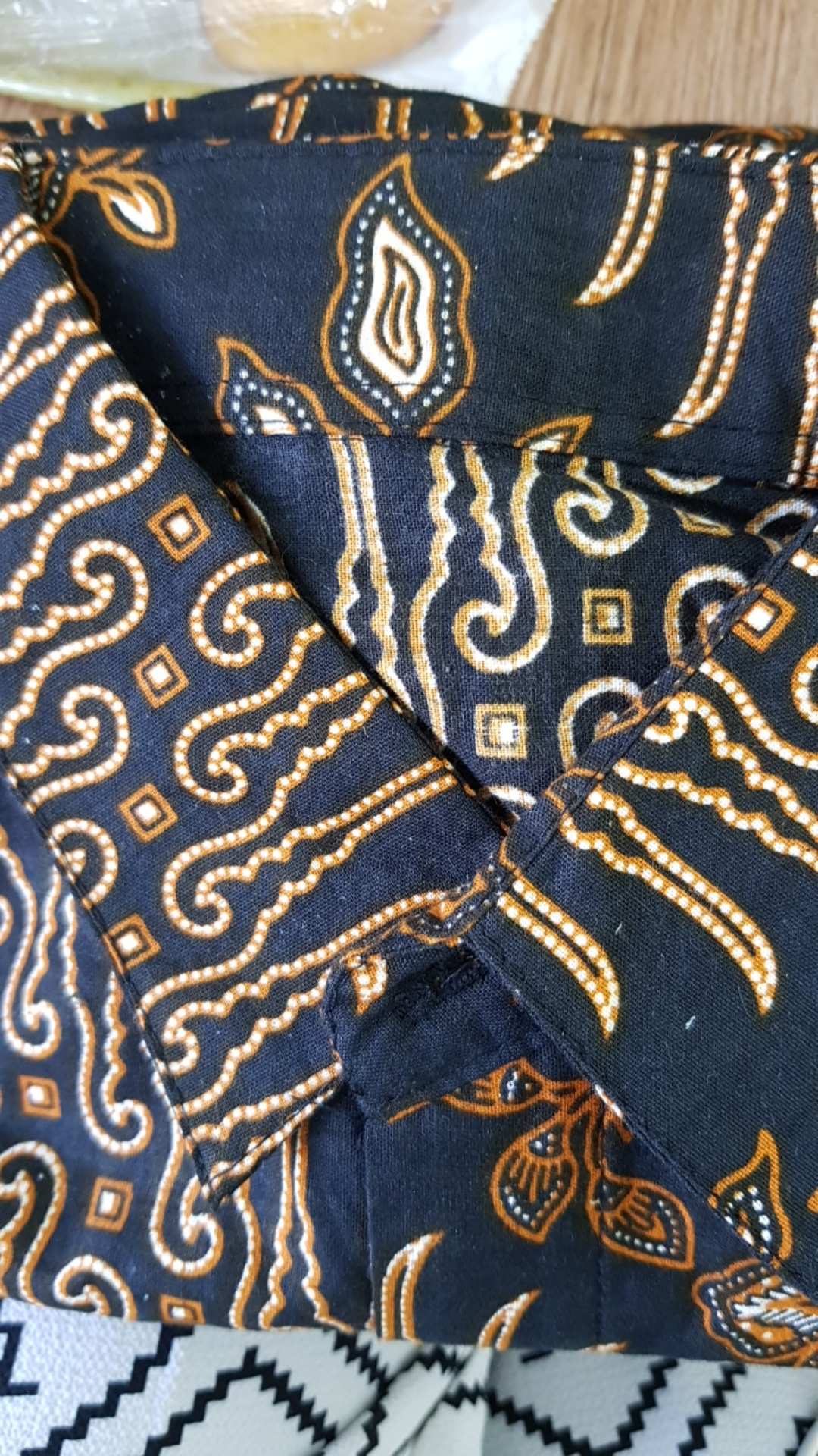 Set Couple Mini Blouse Brown Maura Couple - Sania Ruffle Batik Couple Ori Ndoro Jowi Suryandhanu Dnt