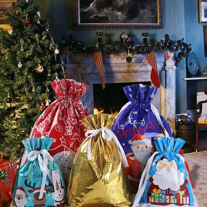 

CHRISTMAS GIFT BAG CHOCOLATE GIFT DRAWSTRING CANDY BAGS CHRI DC452CD3