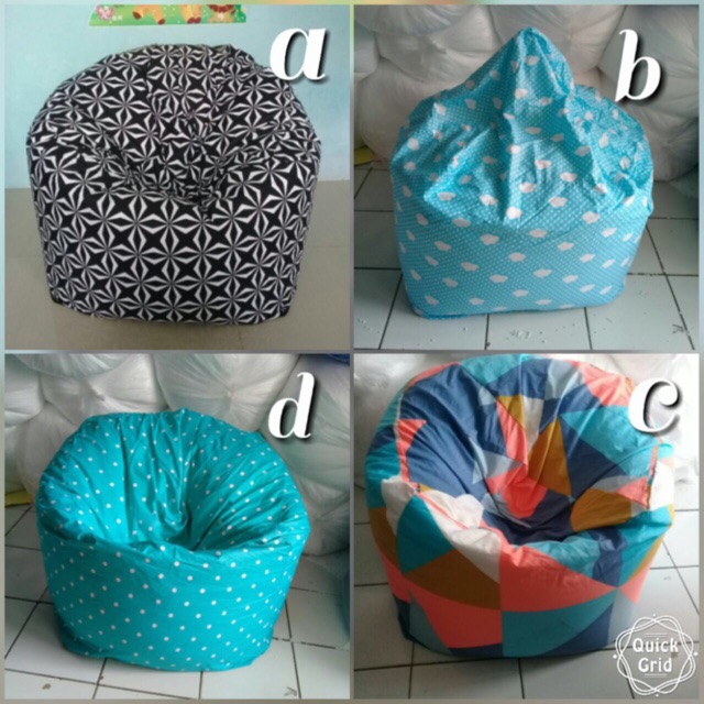 Cover Bean bag klasik (cover luar&amp;dalam)