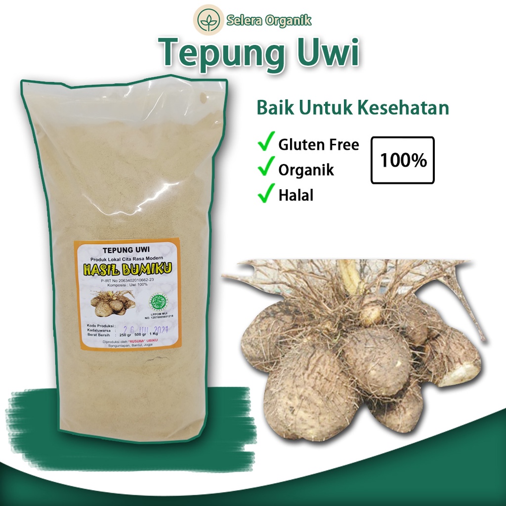 

Tepung Uwi Organik (1kg) Bebas Gluten Free | Selera Organik Jogja