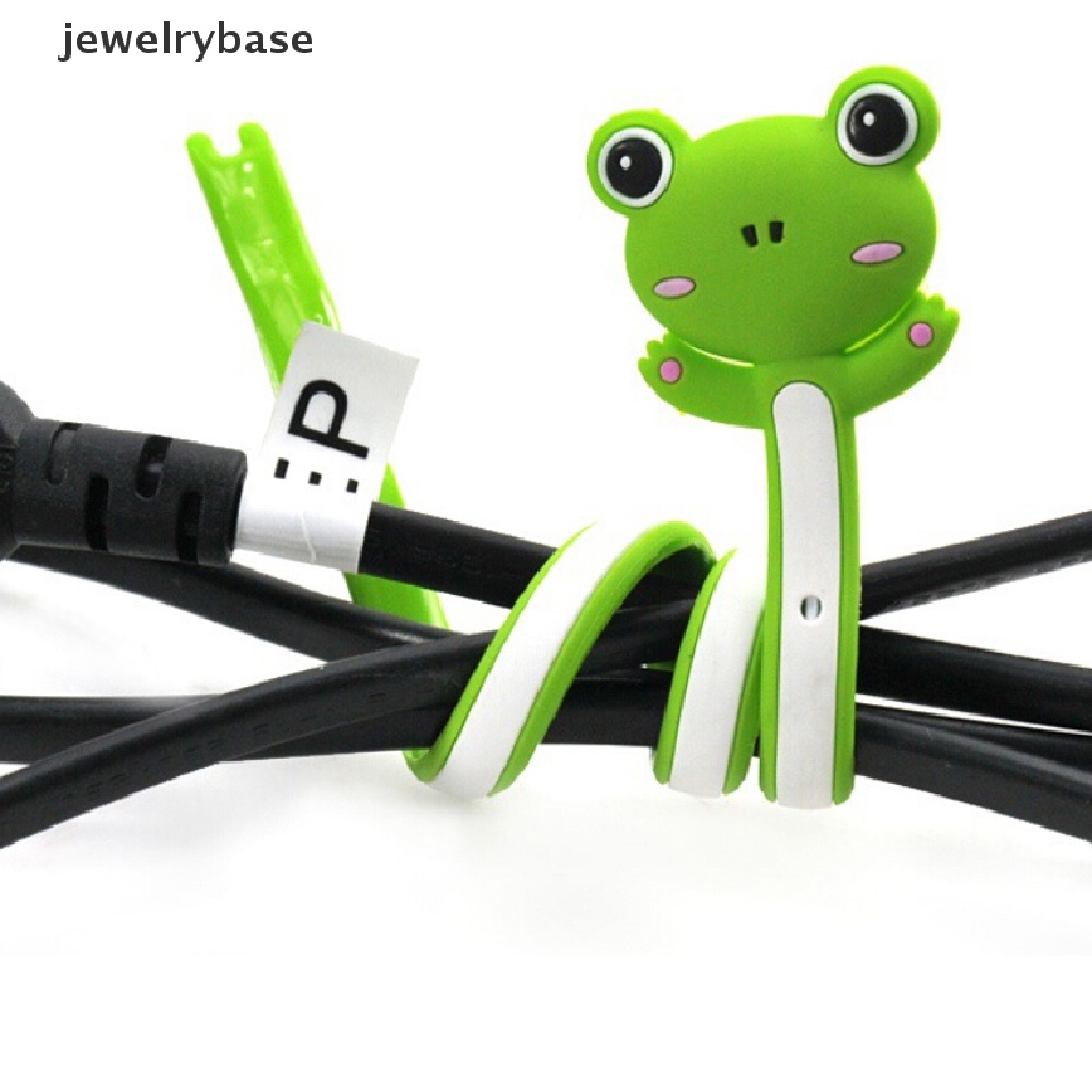 (jewelrybase) 1pc Pengikat Kabel Earphone Bentuk Binatang Lucu