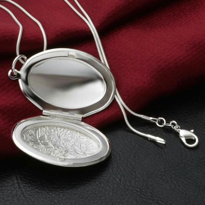 Magic Lc77 - Kalung Frame Foto Locket Vintage Retro Kuno Antik Jadul