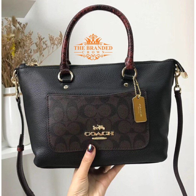 Tas Coach 34281 Mini Emma Orchinal Crossbody Satchel