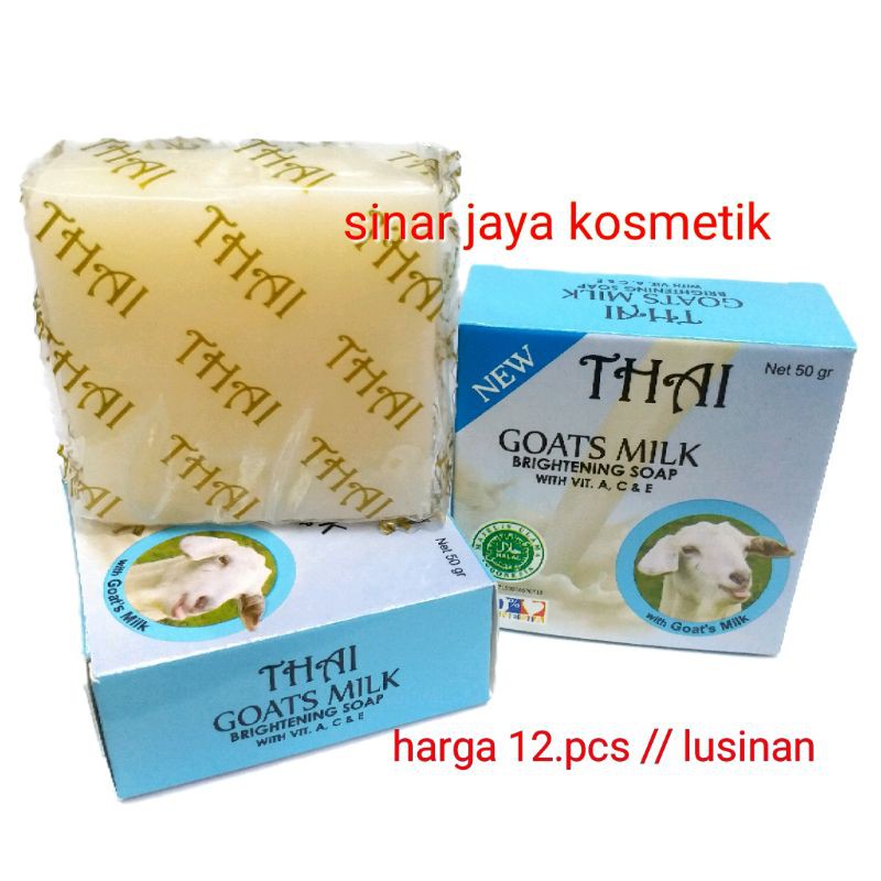 12 pcs // sabun thai gots milk // lusinan