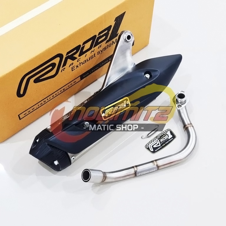 Knalpot Standar Racing ROB1 Cup V Honda Beat FI Scoopy FI Vario FI OLD