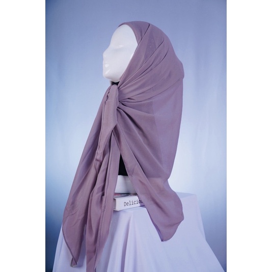 Hijab Segitiga Instan Bawal 1 layer plus inner /Segi3 /Segiempat instan inner/Ceruty baby doll