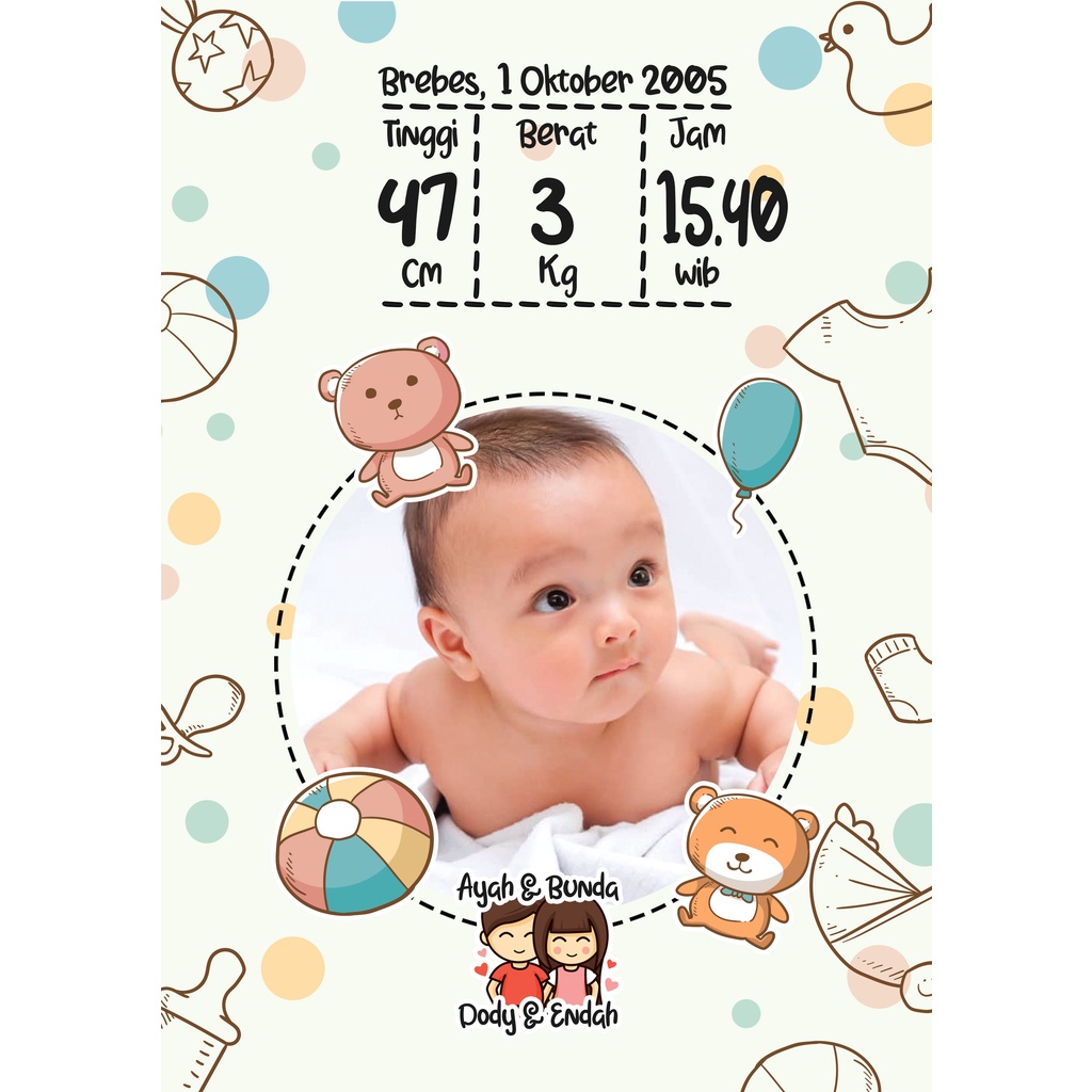 MILIKI DESAIN BIODATA BAYI HARGA TERJANGKAU BANYAK PILIHAN BIODATA ANAK BIODATA KELAHIRAN-14
