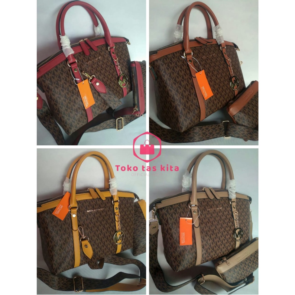 TAS WANITA MK SIGNATURE PREMIUM | TAS SELEMPAMG 30768MICHAEL KROS ANTIGONA 2IN1 | TAS BATAM