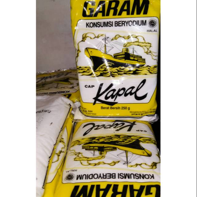 

Garam cap kapal 250 gr