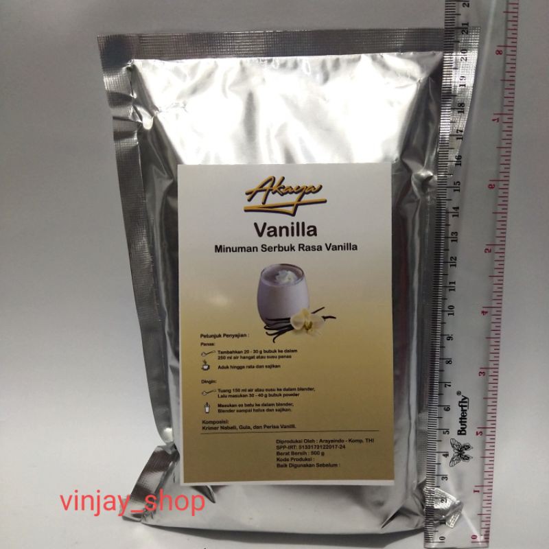 

Vanilla 500 gram minuman bubuk