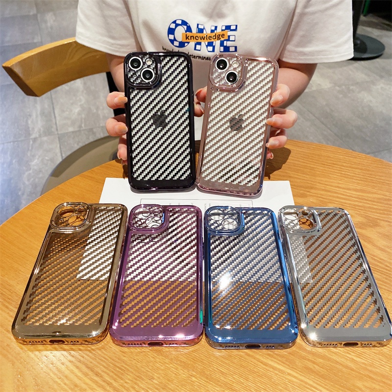Soft Case Pelindung Lensa Shockproof Untuk Iphone 7 8 Plus 11 12 13 Pro Max X XS XR XSMAX