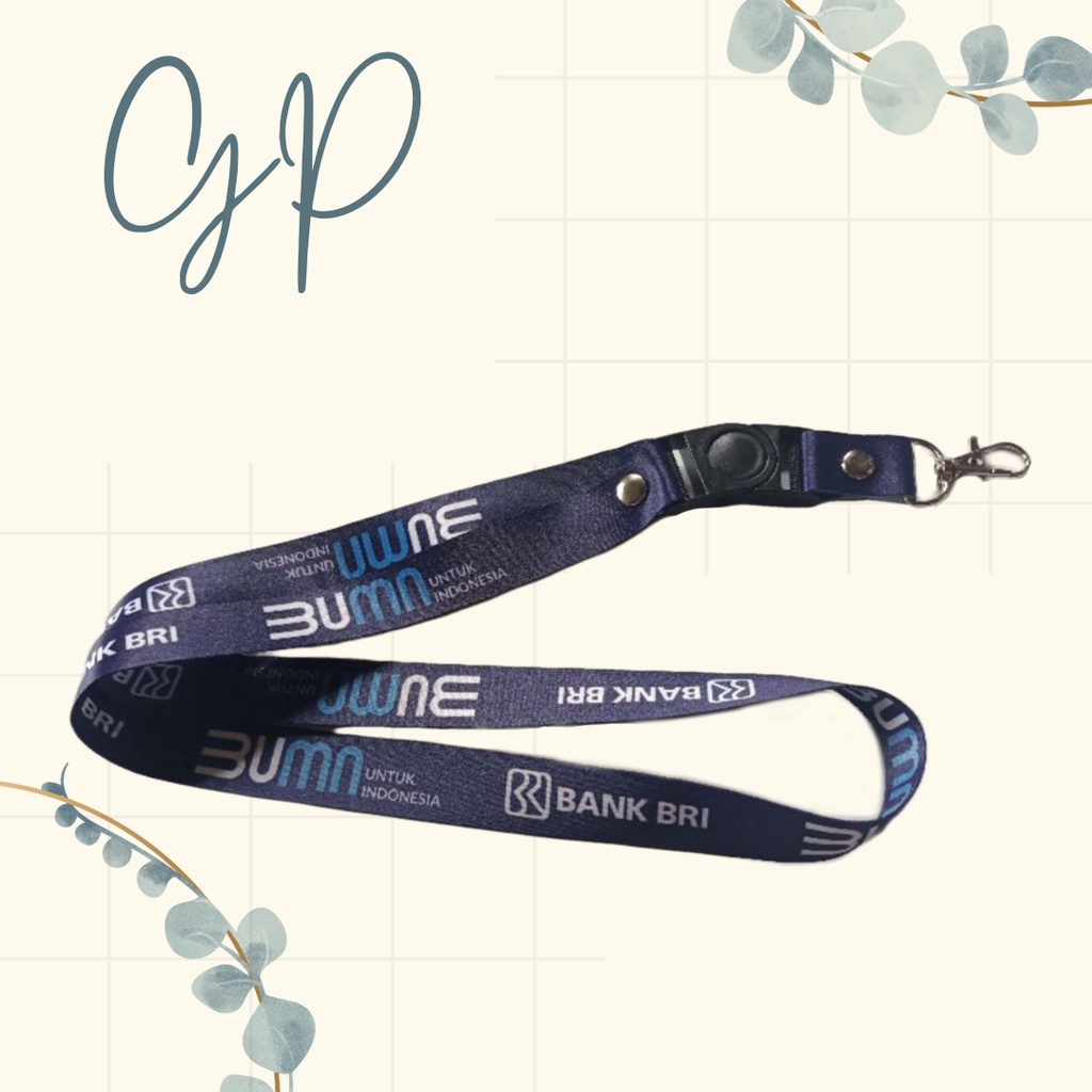 

(READY STOCK) TALI ID CARD BRI BUMN bisa satuan/LANYARD BUMN BRI SATUAN