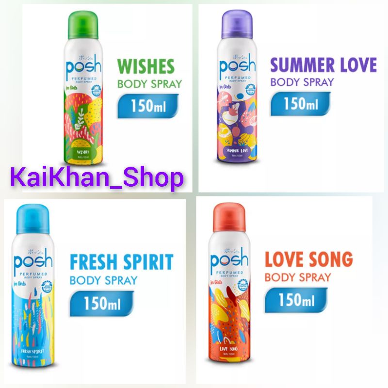 POSH Body Spray Botol 150ml