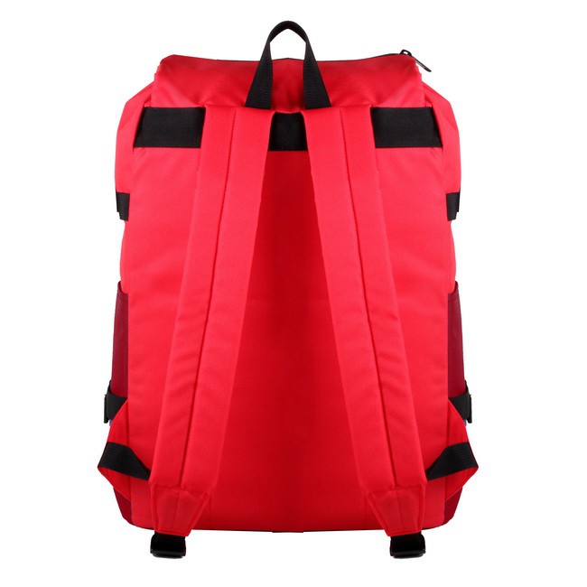 Tas Ransel Cowok / Tas Kuliah / Tas Distro HR Bag [Merah + Maroon]