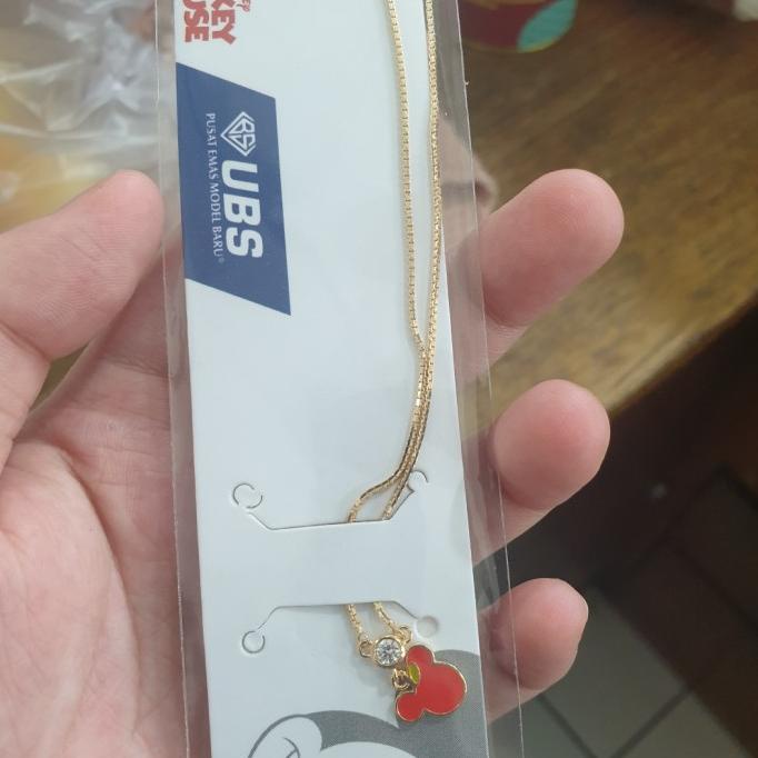 NEW SALE KALUNG ANAK BAYI MICKEY SEMANGKA APEL JERUK BUAH EMAS ASLI UBS 700 70% ORIGINAL