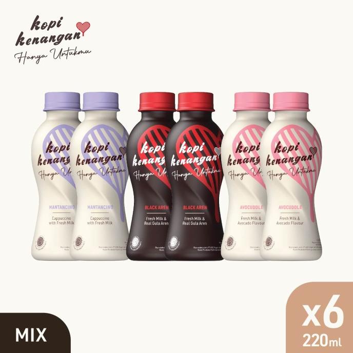 

[ COD ] Kopi Kenangan Hanya Untukmu Mix 220ml x 6 BOOM SALE Kode 1224
