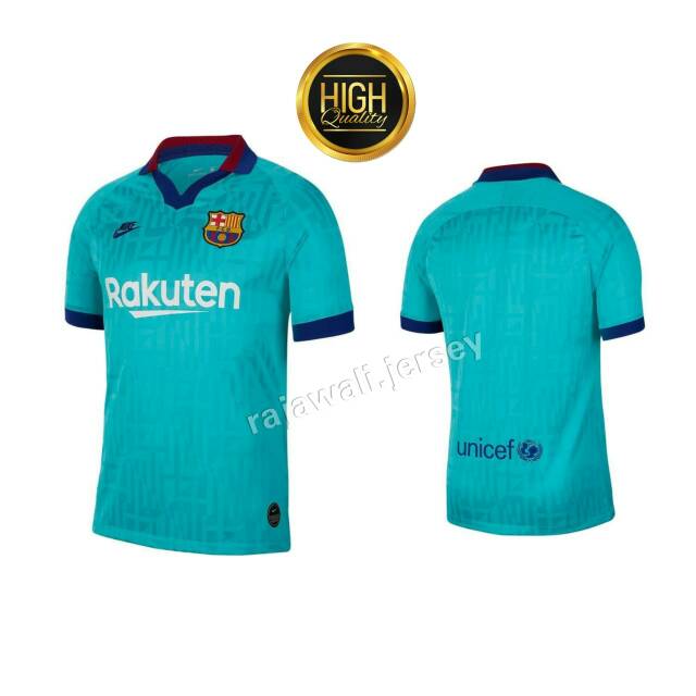 JERSEY BOLA BARCELONA 3RD OFFICIAL 2019-2020 GRADE ORI IMPORT TOP QUALITY