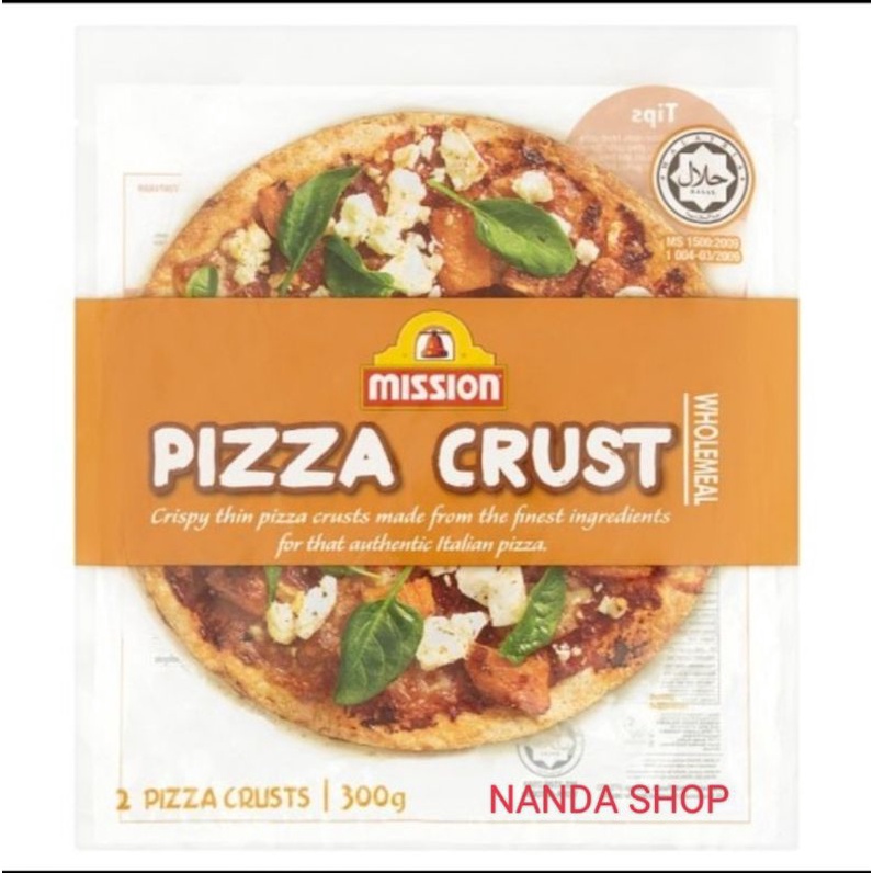 

Mission pizza crust wholemeal 300gr