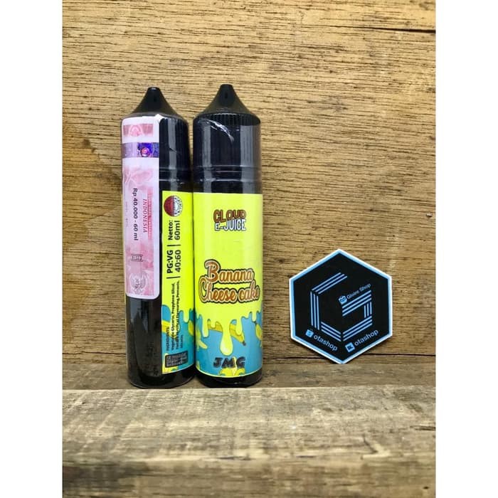 Cloud Ejuice Banana Cheesecake 60ml 3mg liquid vape pita cukai vapor pisang cheese cake