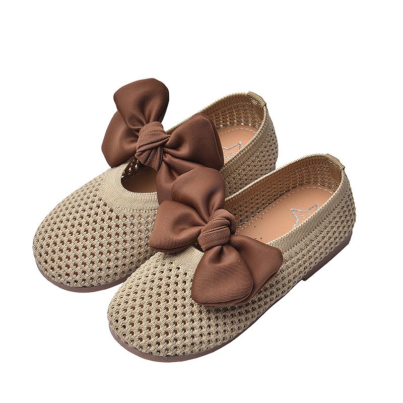 Plazababyku JESSLYN RAJUT flat shoes sepatu anak perempuan import