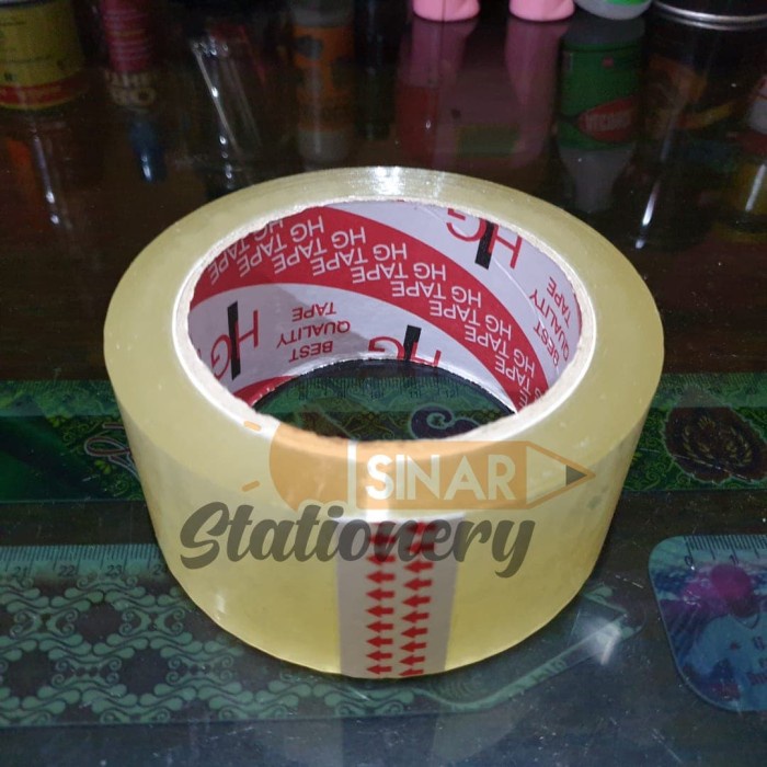 

Diskon Lakban Plastik Opp 2'' Hagin Trans 48Mmx80M Bagus