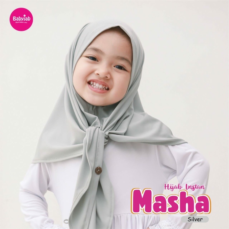 Babyjab Masha Hijab Anak Lucu Perempuan - Baby Jab Jilbab Cewek Usia 1 2 3 4 5 6 7 8 Tahun