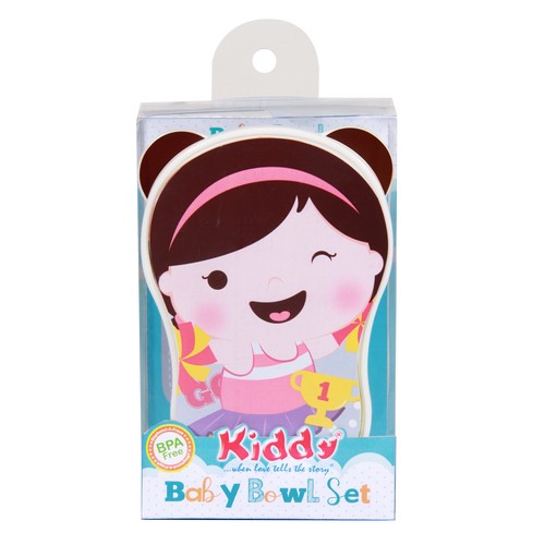 Kiddy Feeding Set / Tempat Makan Bayi Mangkok Set Sendok Garpu Bpa Free / 87001