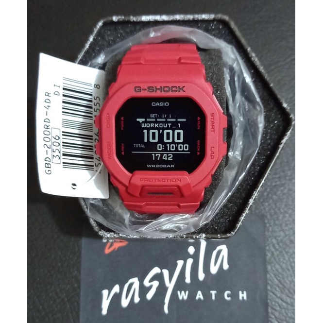 Casio G-Shock GShock GBD 200RD / GBD200RD - 4DR / GBD 200 - 4 Red Devil