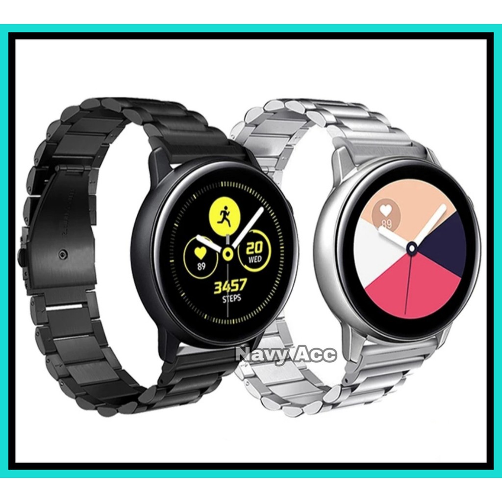 Strap Galaxy Watch Active Stainless Steel - Strap Stainless Galaxy Watch Active