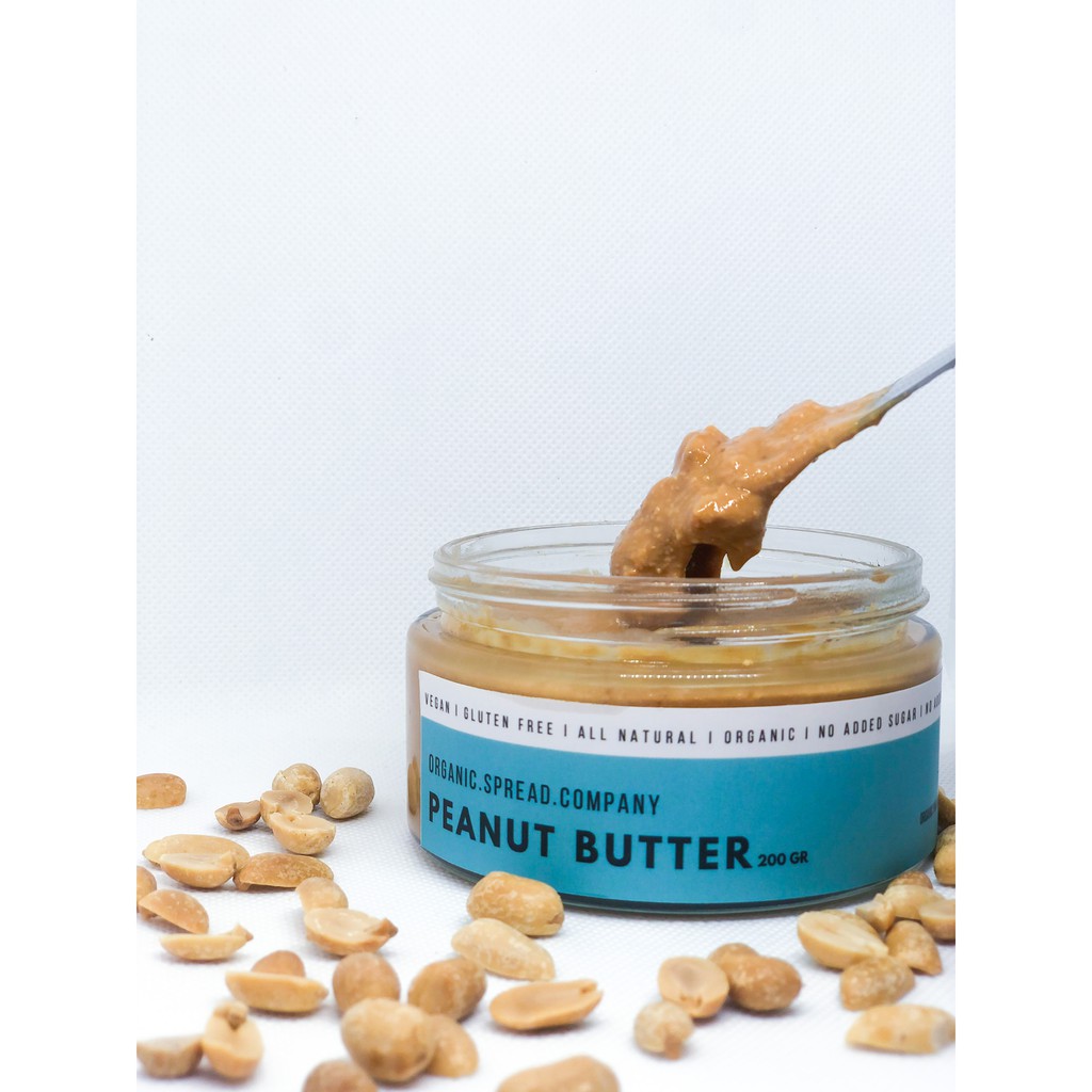 

Organic Spread Company Roasted Organic Peanut Butter Unsweetened 200gr Vegan Keto