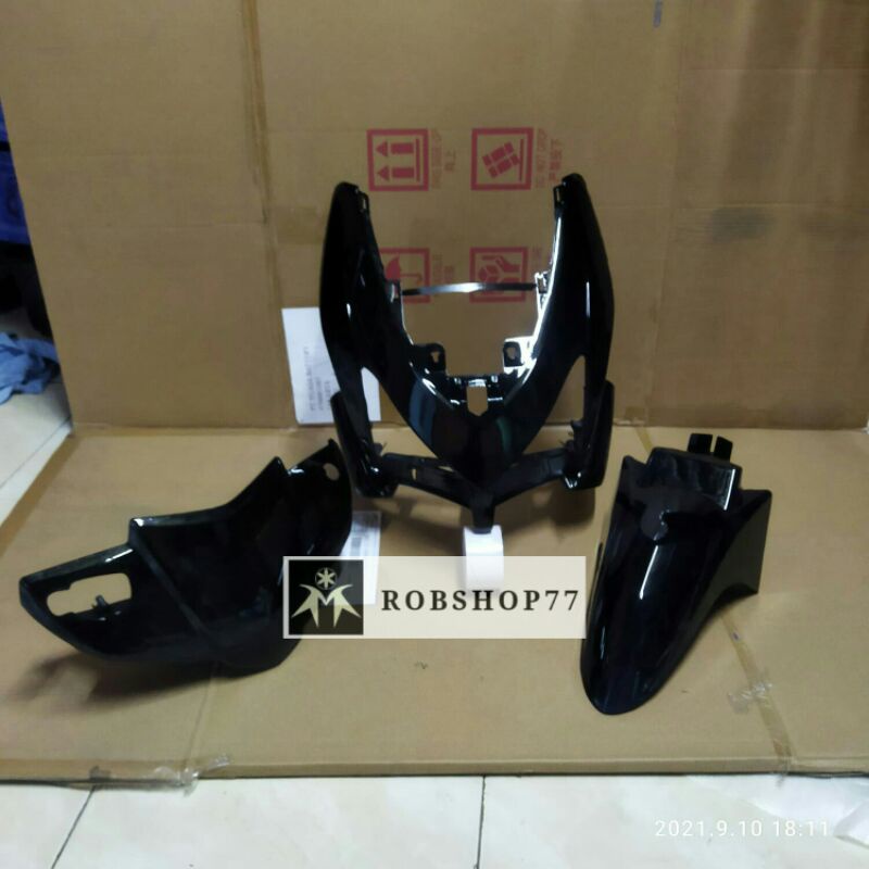 PAKETAN BODY DEPAN HONDA VARIO 110 CW KARBU/VARIO 110 KARBU/VARIO LAMA HITAM