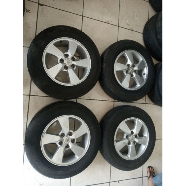 Oem Rush Ring 16 lebar 6,5 pcd 5x114 ET50 Ban Dunlop 215 65 r16 grandmax luxio terios
