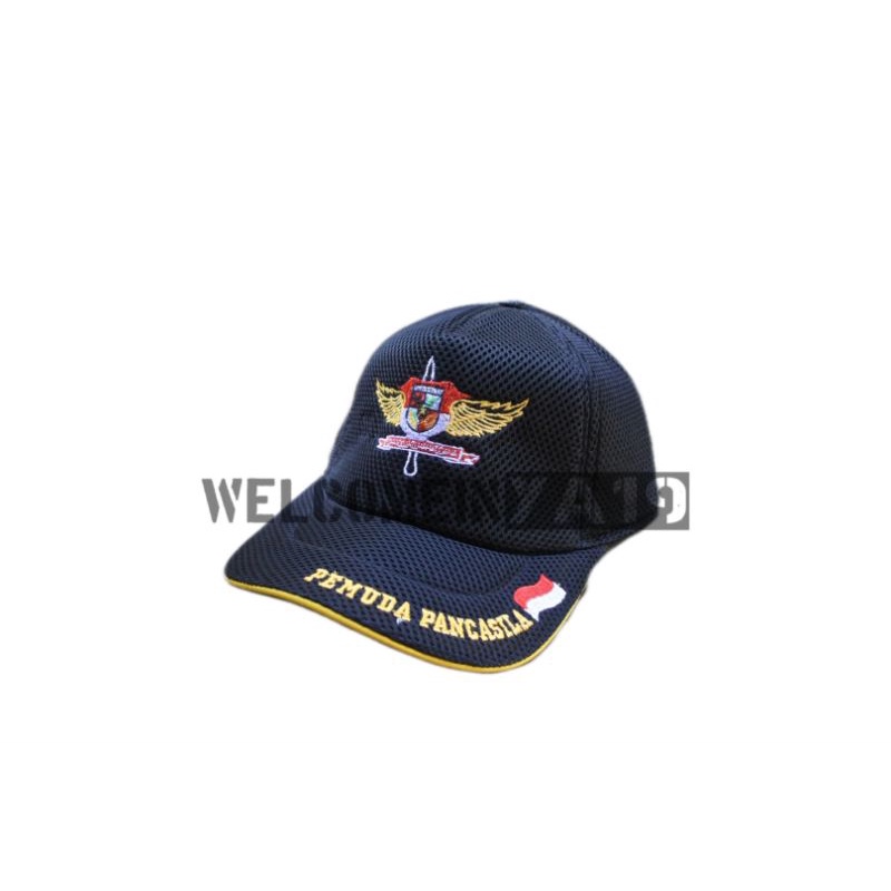 Topi Pemuda Pancasila Wings / Topi Pemuda Pancasila Jala Tulisan Kecil