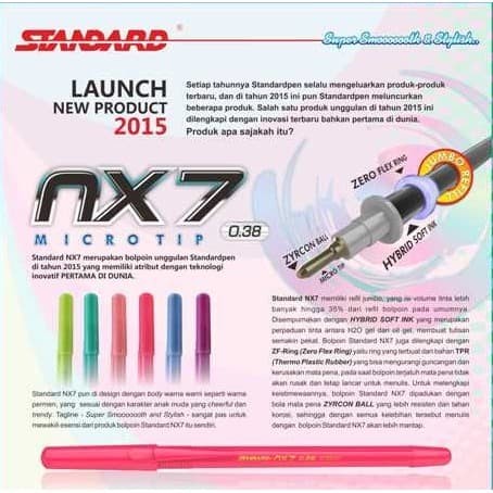 

Segera Miliki Pulpen Standard - Bolpen Nx7 ( Black ) Terbatas