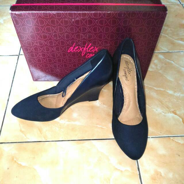 Wedges Dexflex Comfort Navy Original