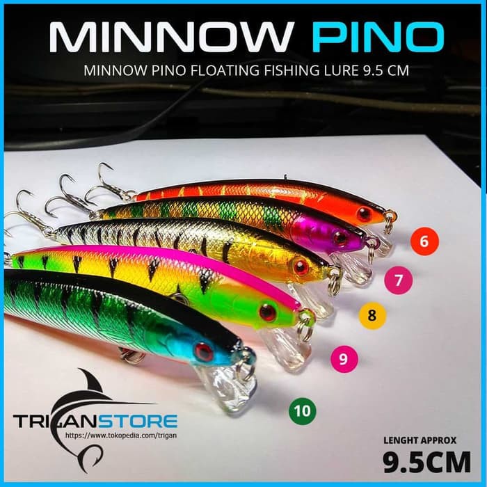 Umpan Lure Pancing Minnow Casting Fishing Lure Umpan Mancing Laut