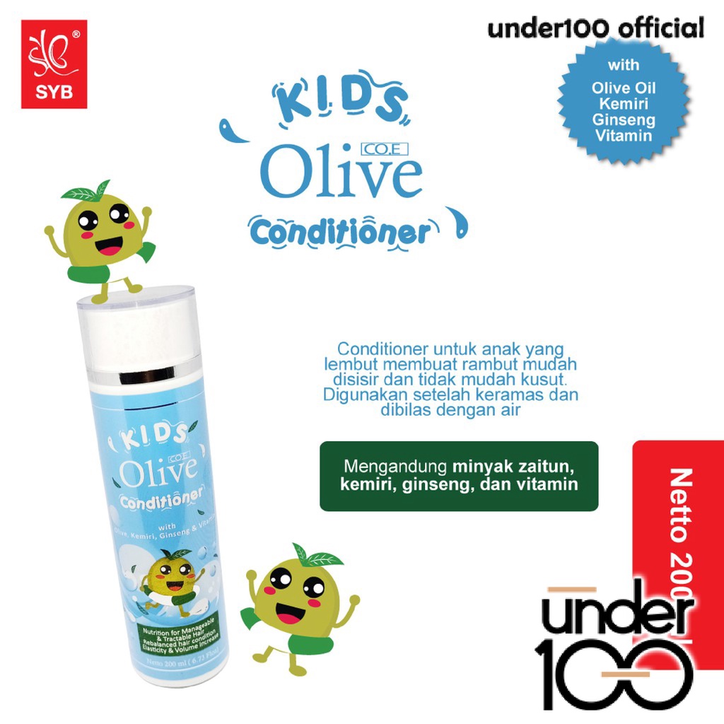 ❤ UNDER100 ❤ CO.E Olive Hair Treatment | Shampoo | Conditioner | Tonic | Shampo Serum Kids SYB (✔BPOM)