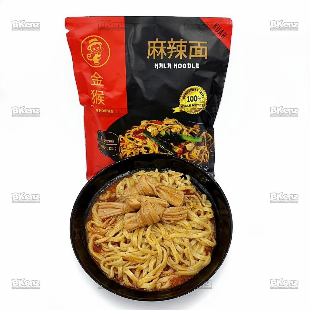 Golden Monkey Mie Instan Goreng / Kuah Mala – Malatang Hotpot