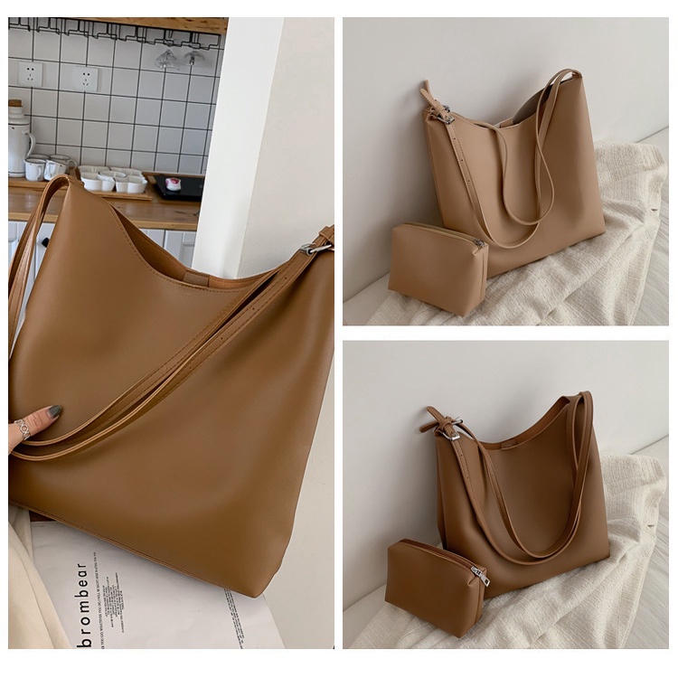 BJ81788 (2IN1) - BLACK/BROWN/KHAKI - TAS BAHU SHOULDERBAG BAGUS ELEGAN IMPORT TAS WANITA FASHION IMPORT MODIS ELEGAN TERMURAH TERLARIS TERBARU BAGSTORE JAKARTA TAS BATAM GT1788