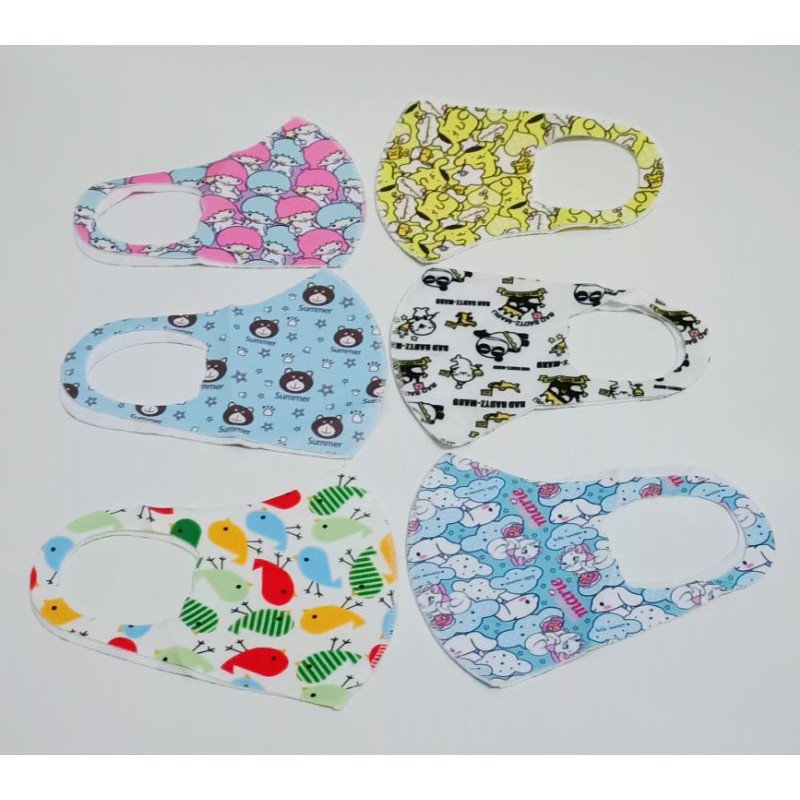 Masker scuba motif