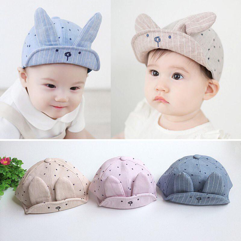 IMPORT Topi Anak Fashion Karakter Lucu Kelinci 3D  6- 12 bulan