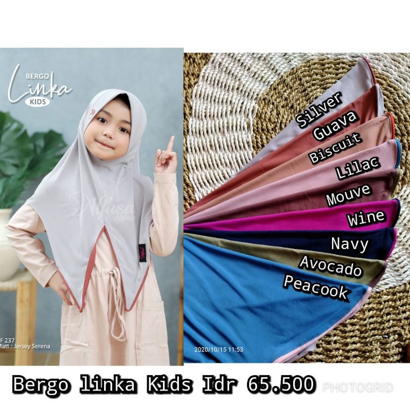 alfasa hijab anak bergo linka kids af 237