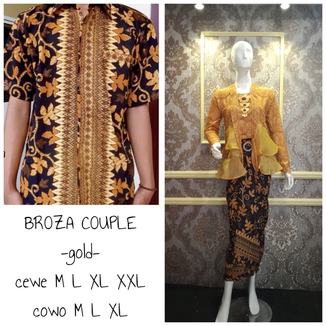 KUTUBARU COUPLE BROZA / KEBAYA TUNANGAN / KEBAYA MODERN