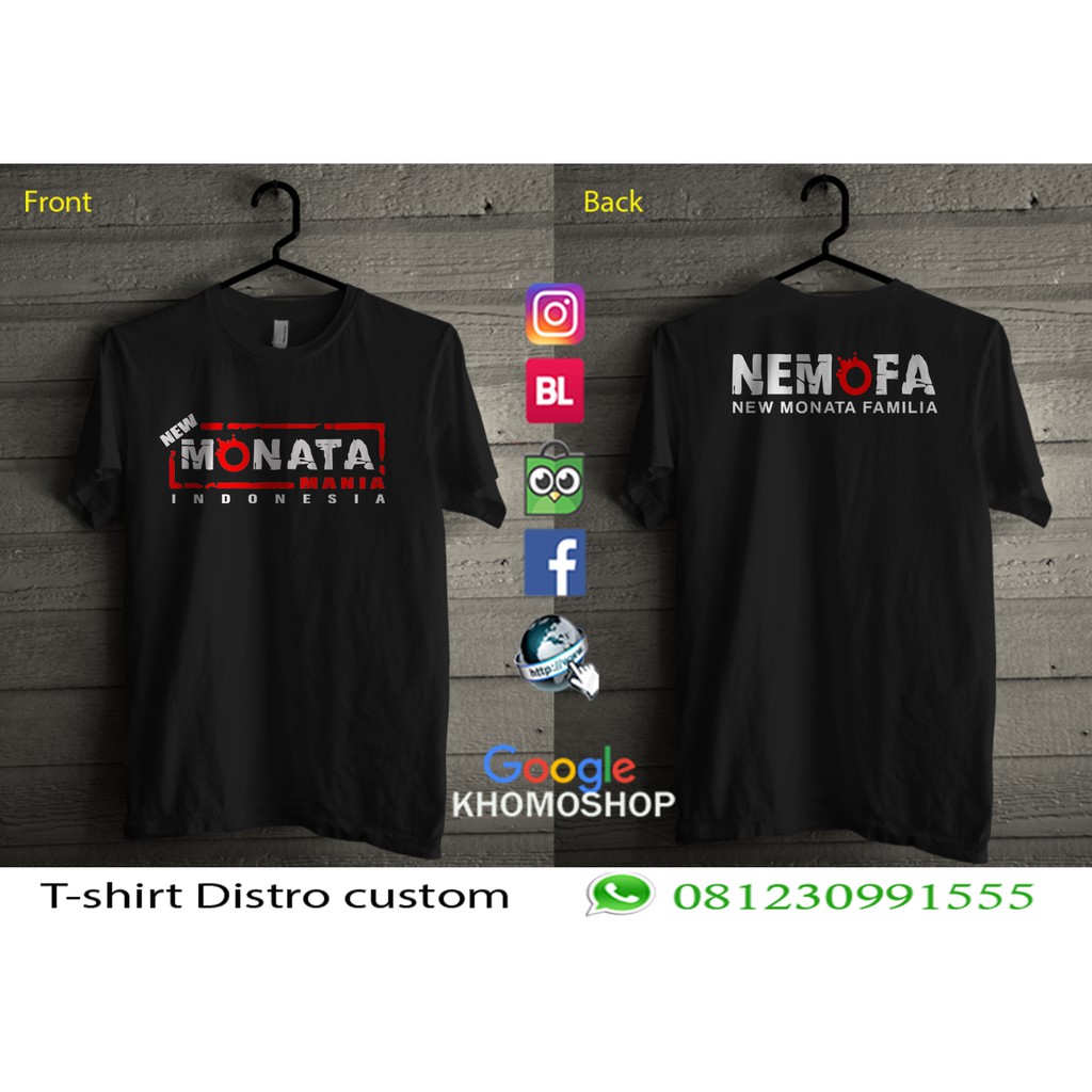 Kaos New Monata Mania Nemofa New Monata Familia