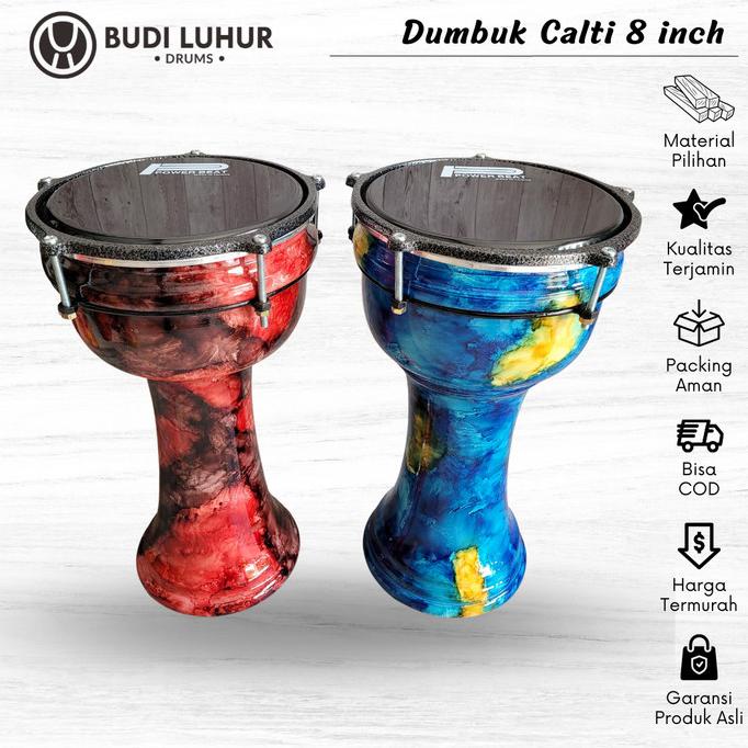 Jual Alat Musik Calti Darbuka Rebana Sholawatan Banjari Tinggi 40cm