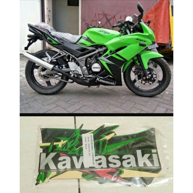 Striping stiker ninja RR new 2012 hijau ijo