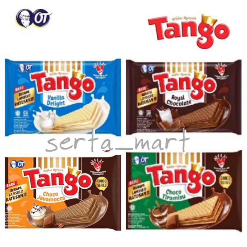 

Tango Long Wafer - Biskuit Tango Coklat / Vanila / Choco Tiramisu / Javamocca 47 gr / 130gr / 163gr