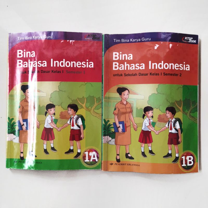 Preloved Buku Bina Bahasa Indonesia untuk kelas 1A & 1B