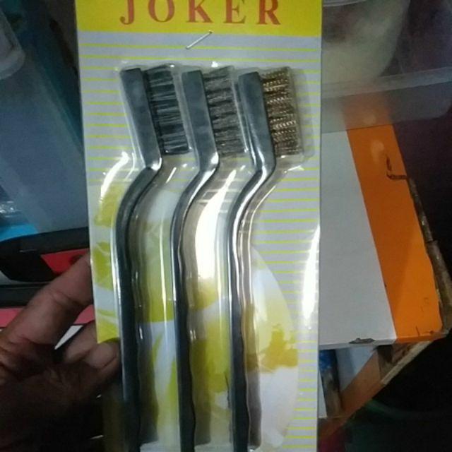 Sikat Kawat Mini Set 3 Pcs - Sikat Kawat Set 3 In 1