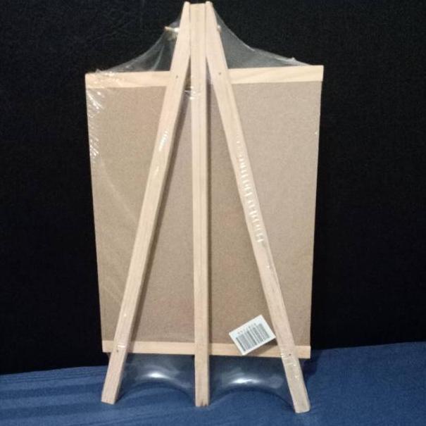 

[KODE 0HHZL] Papan Tulis Hitam Mini Blackboard Papan Gambar Anak Papan Tulis Kayu Standing Tripod Wood Easel Papan Daftar Menu Chalkboard